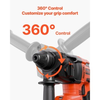 VEVOR Ασύρματο Περιστροφικό Σφυρί 20V SDS-Plus με Σετ Μπαταριών 4 Λ... VEVOR Ασύρματο Περιστροφικό Σφυρί 20V SDS-Plus με Σετ Μπαταριών 4 Λ...