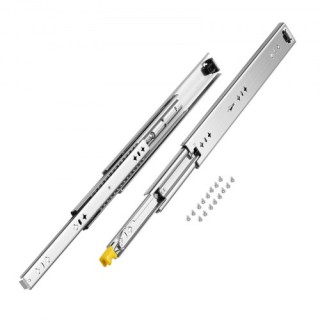 VEVOR Συρόμενοι Οδηγοί Συρταριών 16-60 εκ. με Απαλό Κλείσιμο και Πλ...