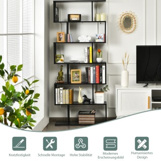 Costway  Μοντέρνα και Πολυχρηστική Βιβλιοθήκη από Φιλική προς το Πε...