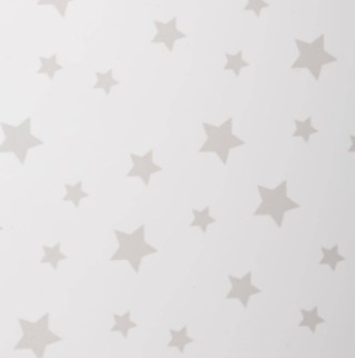 Atmosphera Παιδική καρέκλα, λευκή με γκρι αστέρια 127153D Atmosphera Παιδική καρέκλα, λευκή με γκρι αστέρια 127153D