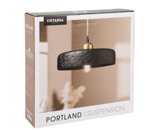 Ostaria Μαύρο και Χρυσό Κρεμαστό Φωτιστικό Τσιμέντου και Μετάλλου P... Ostaria Μαύρο και Χρυσό Κρεμαστό Φωτιστικό Τσιμέντου και Μετάλλου P...