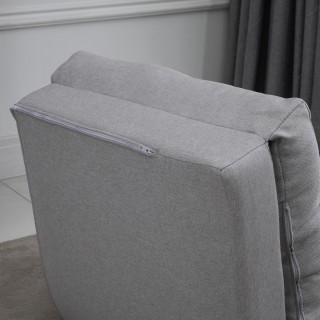 HOMCOM Πολυθρόνα Κρεβάτι 3 σε 1 Μετατρεπόμενη σε Σεζλόνγκ και Καναπ...