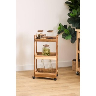 5FIVE Simply smart Τρόλεϊ Κουζίνας 3 Επίπεδων 40 x 30.5 x 84.5 cm α...