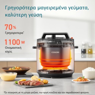 COSORI Πολυμάγειρας Υψηλής Απόδοσης CMC-CO601, 5.7L, Μαύρος CMC-CO6... COSORI Πολυμάγειρας Υψηλής Απόδοσης CMC-CO601, 5.7L, Μαύρος CMC-CO6...