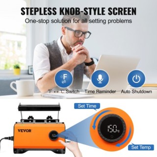 VEVOR Πρέσα Θερμότητας για Κούπες, Μηχανή Θερμομεταφοράς για 30oz Κ...