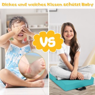 Costway Σετ 6 Παιδικά Μαξιλάρια Καρέκλας με Λαβή και Φερμουάρ Ανοι... Costway Σετ 6 Παιδικά Μαξιλάρια Καρέκλας με Λαβή και Φερμουάρ Ανοι...