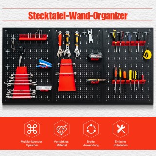 Costway Ανθεκτικές Πινακίδες Τοίχου για Γκαράζ και Εργαστήρια από ... Costway Ανθεκτικές Πινακίδες Τοίχου για Γκαράζ και Εργαστήρια από ...