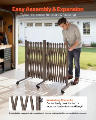 VEVOR Πτυσσόμενο Φράγμα Ασφαλείας με Περιστροφή 0-180° και Κλείδωμα... VEVOR Πτυσσόμενο Φράγμα Ασφαλείας με Περιστροφή 0-180° και Κλείδωμα...