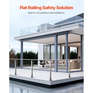 VEVOR Προκατασκευασμένος Στύλος Καλωδιωτού Κάγκελου 36x1x2 Inch 1JZ... VEVOR Προκατασκευασμένος Στύλος Καλωδιωτού Κάγκελου 36x1x2 Inch 1JZ...