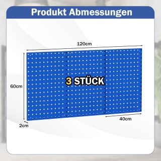 Costway Οργανωτική Λύση Εργαλείων με Ενισχυμένο Μεταλλικό Πίνακα κα...
