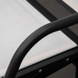 Outsunny 3θέσιος πάγκος κουνίσματος κήπου από μεταλλικό και αναπνεύ... Outsunny 3θέσιος πάγκος κουνίσματος κήπου από μεταλλικό και αναπνεύ...