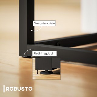 HOMCOM Μοντέρνος Πάγκος Εισόδου από Ατσάλι με Βελούδινο Ύφασμα, ρυθ...