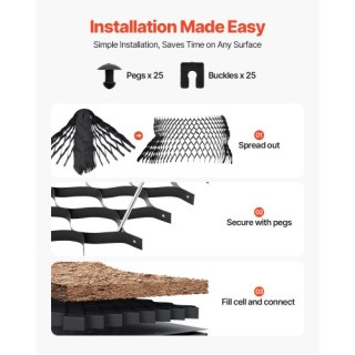 VEVOR Γεωκυψέλη 2-ιντσών για Χαλίκι JDWG2INCH27XJUJ5J001V0 VEVOR Γεωκυψέλη 2-ιντσών για Χαλίκι JDWG2INCH27XJUJ5J001V0