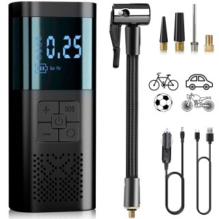 STAKMANN  Μίνι Φορητός Αεροσυμπιεστής Ασύρματος Αυτοκινήτου Ποδηλάτ...