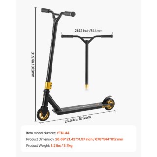 VEVOR Σκούτερ Κόλπων για Παιδιά & Ενήλικες με Ελαφρύ Κατάστρωμα DCL... VEVOR Σκούτερ Κόλπων για Παιδιά & Ενήλικες με Ελαφρύ Κατάστρωμα DCL...