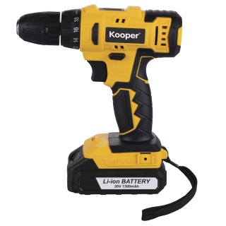 Kooper Δραπανοκατσάβιδο 20 V με βαλιτσάκι και κλιπ ζώνης Kooper 217...