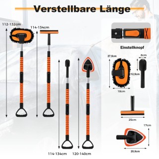 Costway Σετ Πλυσίματος Αυτοκινήτου με Τηλεσκοπική Λαβή και Βούρτσες... Costway Σετ Πλυσίματος Αυτοκινήτου με Τηλεσκοπική Λαβή και Βούρτσες...