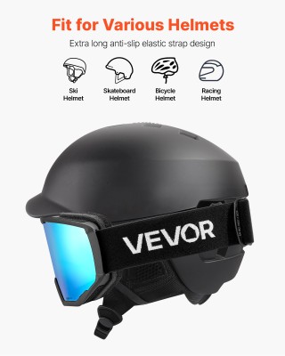 VEVOR Αντιθαμβωτικά Γυαλιά Σκι OTG με Κυλινδρικό Φακό & Διαστάσεις ...