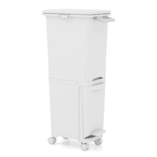 Costway Πολυλειτουργικός Κάδος Απορριμμάτων 3 σε 1 με Κεκλιμένο Κάτ... Costway Πολυλειτουργικός Κάδος Απορριμμάτων 3 σε 1 με Κεκλιμένο Κάτ...