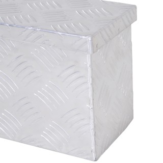 HOMCOM Κουτί Εργαλείων 2 κιλών με Κλείδωμα, από Αλουμινένιο Φύλλο, ...