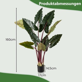 Costway 160 εκ Τεχνητό Δέντρο με 11 Φύλλα και Κλαδί Ουράνιο Τόξο HZ...