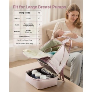 VEVOR Σακίδιο Μεταφοράς Θηλάστρου με Πακέτο Πάγου, 27 x 24 x 34 εκ....