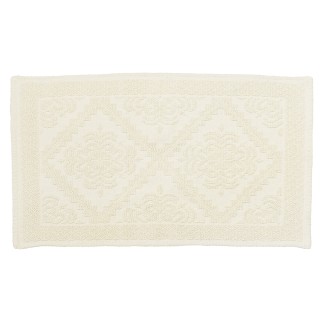 Galileo Αντιολισθητικό χαλί μπάνιου σε ιβουάρ 40x60 cm από 100% βαμ...