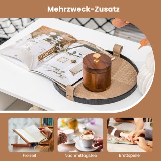 Costway Κομψό Γεωμετρικό Τραπεζάκι Σαλονιού με 3 Επίπεδα Αποθήκευσ... Costway Κομψό Γεωμετρικό Τραπεζάκι Σαλονιού με 3 Επίπεδα Αποθήκευσ...