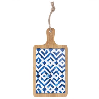 Galileo Ξύλινη επιφάνεια κοπής από μπαμπού και κεραμικό με διακόσμη...