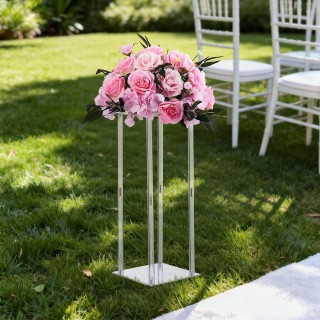 VEVOR Σετ 10 Κυλινδρικών Βάσεων Λουλουδιών με Ακρυλικό, 50cm HLHJLF...