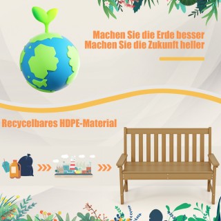 Costway Εξωτερικός Πάγκος HDPE Ανθεκτικός στις Καιρικές Συνθήκες με... Costway Εξωτερικός Πάγκος HDPE Ανθεκτικός στις Καιρικές Συνθήκες με...