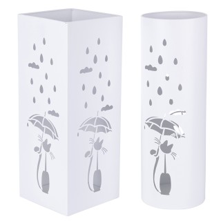 Villa DEste  Σετ 2 μεταλλικές βάσεις ομπρελών με την επιγραφή White...