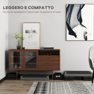 SPORTNOW Ρυθμιζόμενο Stepper Γυμναστικής σε 10.5/15.5/20.5 cm με Α... SPORTNOW Ρυθμιζόμενο Stepper Γυμναστικής σε 10.5/15.5/20.5 cm με Α...