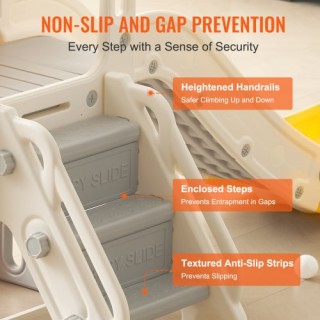 Παιδική Τσουλήθρα VEVOR με Σκάλες & Μπασκέτα για 1-12 Ετών SNETHTH... Παιδική Τσουλήθρα VEVOR με Σκάλες & Μπασκέτα για 1-12 Ετών SNETHTH...