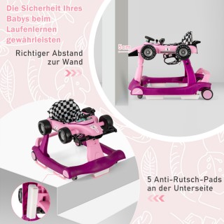 Costway Πολυλειτουργικό Περπατούρα 4 σε 1 για Μωρά με Ρυθμιζόμενο ... Costway Πολυλειτουργικό Περπατούρα 4 σε 1 για Μωρά με Ρυθμιζόμενο ...