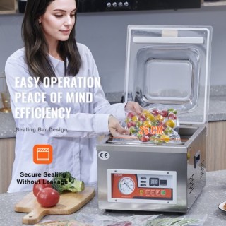 VEVOR Θάλαμος Συσκευασίας Κενού, 260W, για Υγρά Τρόφιμα & Κρέατα, 1... VEVOR Θάλαμος Συσκευασίας Κενού, 260W, για Υγρά Τρόφιμα & Κρέατα, 1...