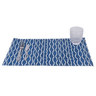 Villa DEste  Διπλής όψης τραπεζομάντηλο Neptune Stripes με αντοχή σ...