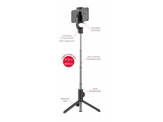 SWISSTEN Tηλεσκοπικό Τρίποδο Selfie Stick PRO Bluetooth 8595217478879 SWISSTEN Tηλεσκοπικό Τρίποδο Selfie Stick PRO Bluetooth 8595217478879