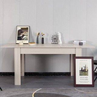 Shally Dogan  Επεκτεινόμενο Τραπέζι Φαγητού 90 x 140 έως 190 cm Εξο...