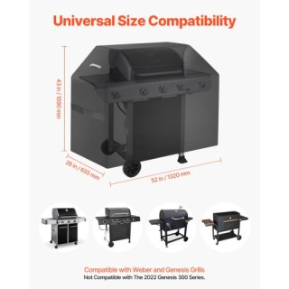 VEVOR Κάλυμμα Ψησταριάς 52 ιντσών Αδιάβροχο Εξωτερικού Χώρου PJPDSK...