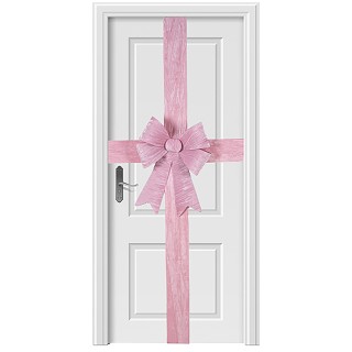 BAKAJI Ροζ Χριστουγεννιάτικος Φιόγκος Διακόσμηση Πόρτας 49x52cm Χρ... BAKAJI Ροζ Χριστουγεννιάτικος Φιόγκος Διακόσμηση Πόρτας 49x52cm Χρ...