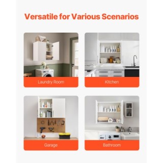 VEVOR Ντουλάπι Κουζίνας 2 Επιπέδων με 2 Πόρτες Λευκό XYFJLM32INCHDM... VEVOR Ντουλάπι Κουζίνας 2 Επιπέδων με 2 Πόρτες Λευκό XYFJLM32INCHDM...