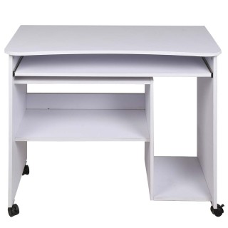 BAKAJI Γραφείο Τραπέζι με Θήκη Πληκτρολογίου Υπολογιστή και Ράφι α... BAKAJI Γραφείο Τραπέζι με Θήκη Πληκτρολογίου Υπολογιστή και Ράφι α...