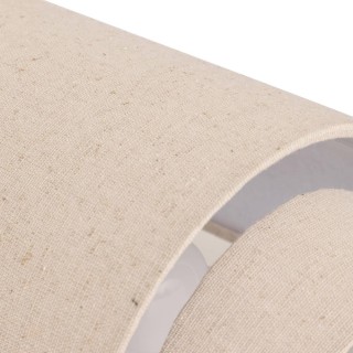 Atmosphera Επιτοίχιο φωτιστικό με καπέλο από λινάτσα, 20 x 13 x 27 ... Atmosphera Επιτοίχιο φωτιστικό με καπέλο από λινάτσα, 20 x 13 x 27 ...