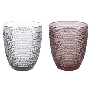 Galileo Σετ 2 ποτήρια νερού 340 ml από διάφανο γυαλί, δαμάσκηνο Rom...