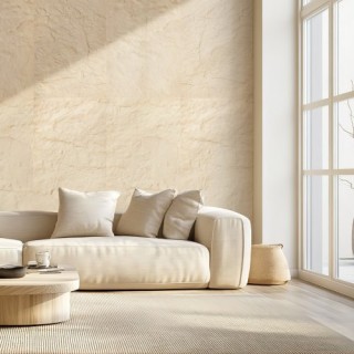 VEVOR Πάνελ Τοίχου 3D 4τμχ 48x24 PU Όψη Πέτρας Κίτρινο 32τ.π. Κάλυψ...