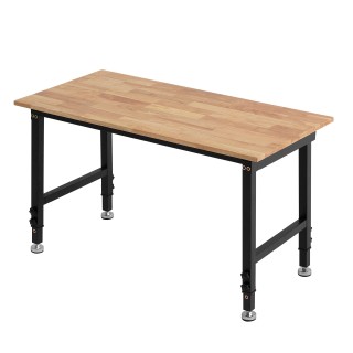 VEVOR Ρυθμιζόμενος Πάγκος Εργασίας 680kg με Οξιά 122x60cm & Ύψος 67... VEVOR Ρυθμιζόμενος Πάγκος Εργασίας 680kg με Οξιά 122x60cm & Ύψος 67...
