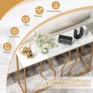 Costway Κονσόλα με Γεωμετρικό Μεταλλικό Πλαίσιο Τραπέζι Εισόδου 110... Costway Κονσόλα με Γεωμετρικό Μεταλλικό Πλαίσιο Τραπέζι Εισόδου 110...