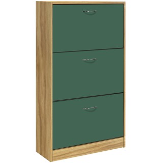 BAKAJI Ντουλάπα παπουτσιών 3 φύλλων με ράφια διπλού βάθους και πρά... BAKAJI Ντουλάπα παπουτσιών 3 φύλλων με ράφια διπλού βάθους και πρά...