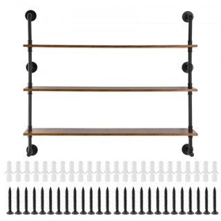 VEVOR Ράφι Βιομηχανικού Στυλ 3 Επιπέδων 48x9.84in Τοίχου για Κουζί... VEVOR Ράφι Βιομηχανικού Στυλ 3 Επιπέδων 48x9.84in Τοίχου για Κουζί...